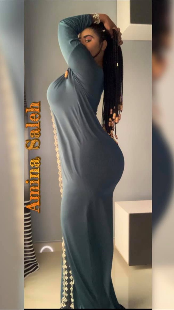 La jetsetteuse Amina Saleh dévoile sa taille 