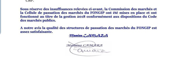 Gestion du Fongip: Les révélations des enquêteurs... 