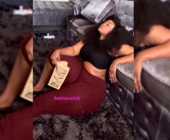 La jetsetteuse Amina Saleh dans la provocation