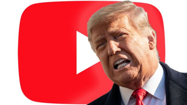 YouTube suspend la chaîne de Donald Trump YouTube suspend la chaîne de Donald Trump
