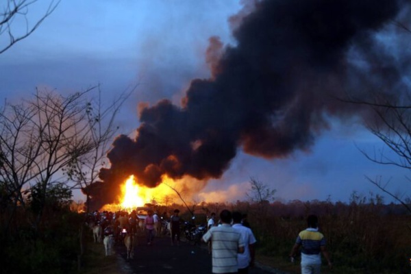 NGADIAGA : Le puits de gaz brûle toujours 