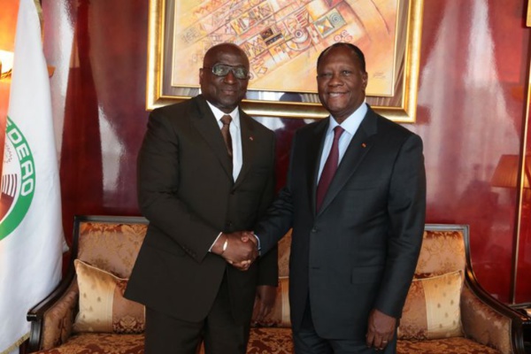 CAF: Ouattara mobilise 10 milliards de FCFA pour son candidat Jacques Anouma