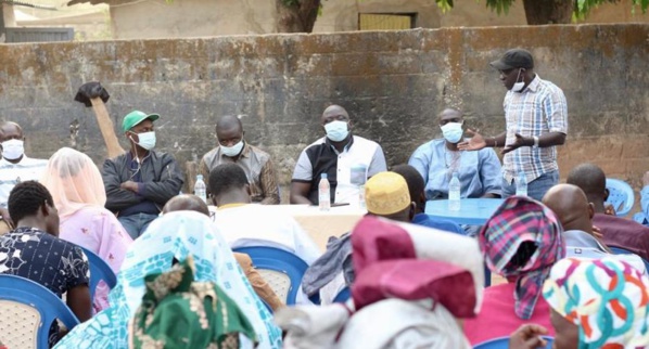 Ziguinchor : Le président Seydou Sané multiplie ses visites de terrain Ziguinchor : Le président Seydou Sané multiplie ses visites de terrain