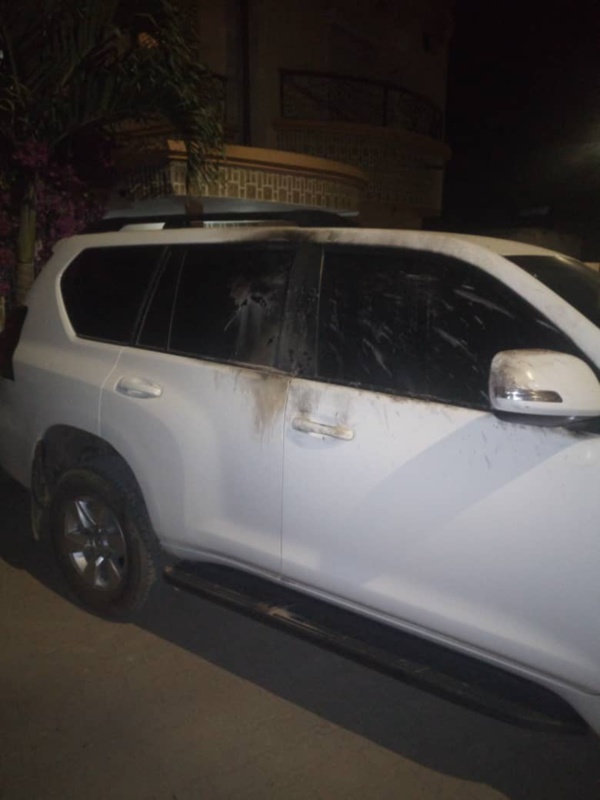 Incendie chez Seydou Diouf : les premières images Incendie chez Seydou Diouf : les premières images