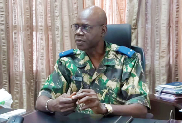 Le Général de division Mamadou Diouf, HCS de la gendarmerie, admis à la retraite Le Général de division Mamadou Diouf, HCS de la gendarmerie, admis à la retraite