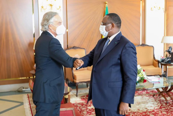 Tony Blair reçu par Macky Sall pour la 3e fois