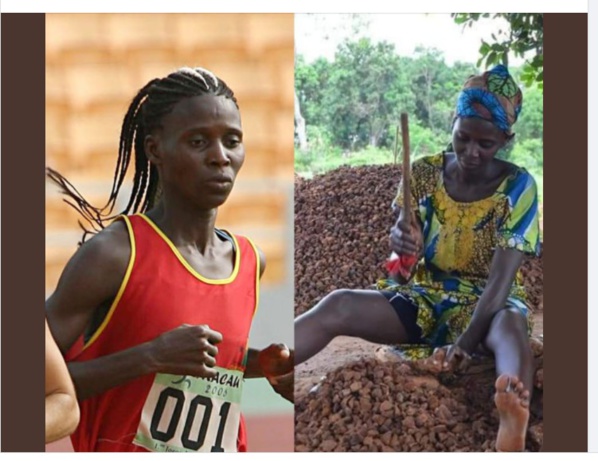 Domingas Togna, la plus médaillée de l'athlétisme Bissau Guinéen devenue domestique 