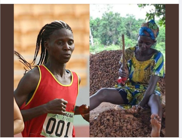 Domingas Togna, la plus médaillée de l'athlétisme Bissau Guinéen devenue domestique Domingas Togna, la plus médaillée de l'athlétisme Bissau Guinéen devenue domestique
