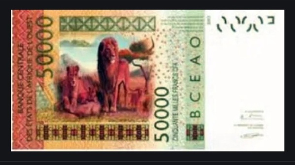 Nouvelle coupure de 50.000 FCFA : La réaction de la BCEAO 