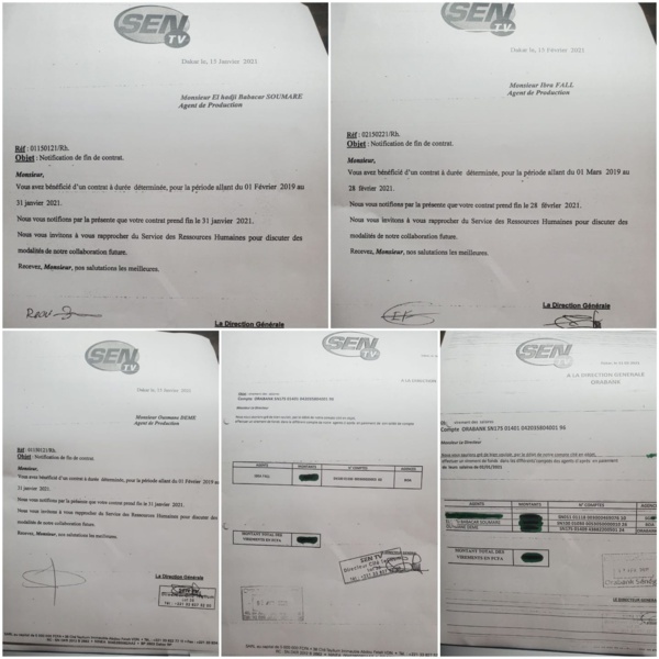 Licenciements à la Sen Tv : Bougane GUEYE dément et exhibe ses preuves (Documents) Licenciements à la Sen Tv : Bougane GUEYE dément et exhibe ses preuves (Documents)