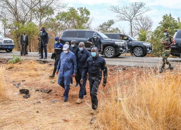Décès par accident de 3 agents de "Leral.Net" : Macky SALL sur les lieux du drame