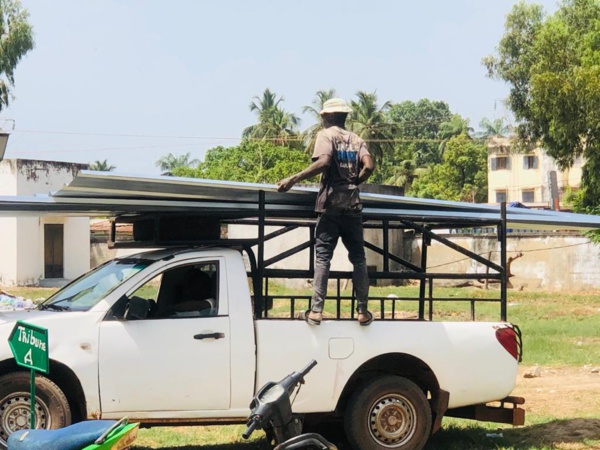 Ziguinchor : Seydou Sané lance les travaux de réhabilitation de la toiture du Stade Aline Stéo Diatta Ziguinchor : Seydou Sané lance les travaux de réhabilitation de la toiture du Stade Aline Stéo Diatta