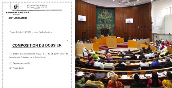 Modification du code électoral : Les Députés en séance plénière ce lundi 