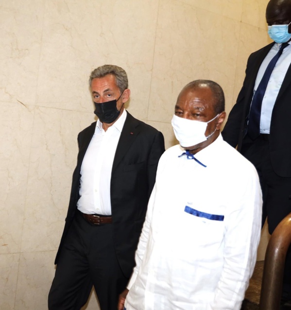 Conakry: Nicolas Sarkozy rencontre Condé