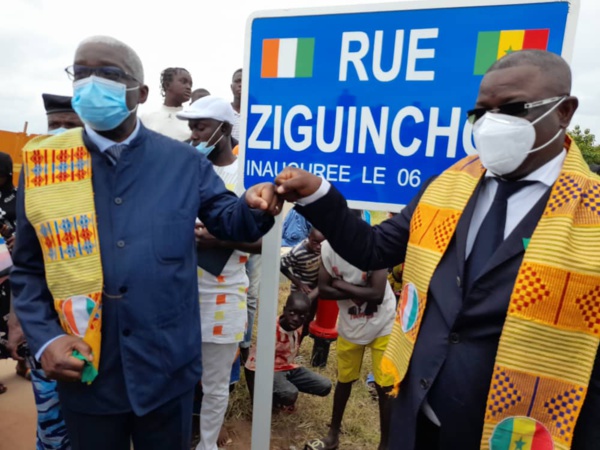 Cote Ivoire : Une rue baptisée "Ziguinchor" Cote Ivoire : Une rue baptisée "Ziguinchor"