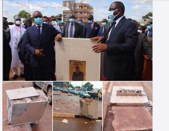 Guinée-Bissau : Destruction de la stèle de l'avenue Macky Sall 