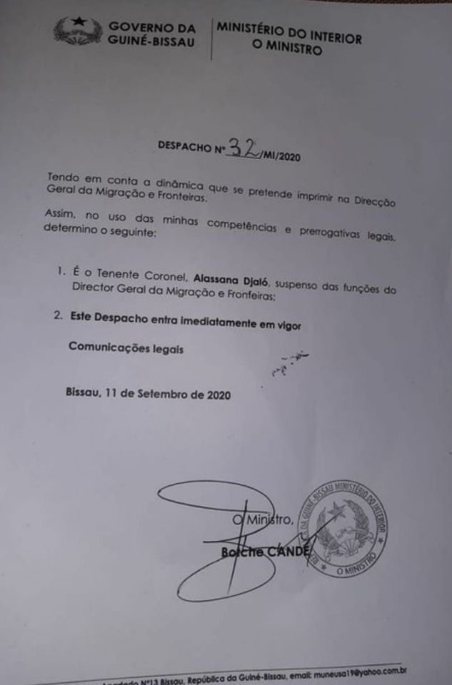 Trafic de drogue: Mballo suspend le DG des migrations et des frontières de ses fonctions