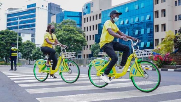 Lutte contre le réchauffement climatique :Le Rwanda intégrer les vélos dans leur système de transport en commun Lutte contre le réchauffement climatique :Le Rwanda intégrer les vélos dans leur système de transport en commun
