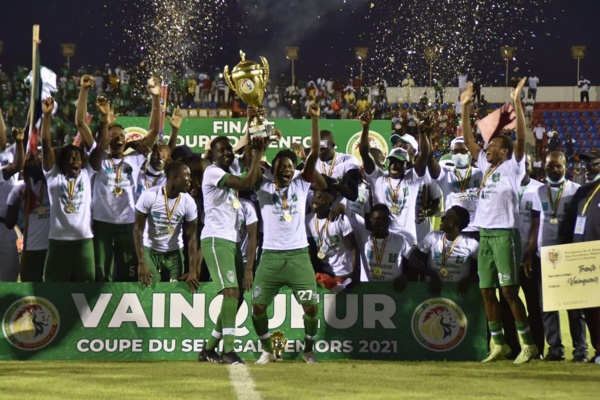 Le Casa Sports vainqueur de la Coupe du Sénégal 2021