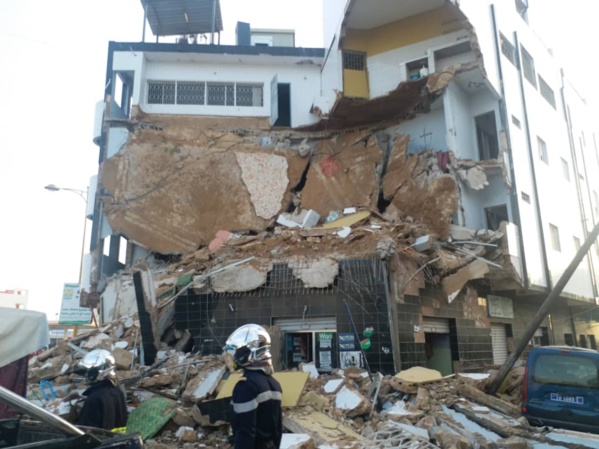 Effondrement d’un immeuble à Fann-Belair : Deux morts et plusieurs blessés Effondrement d’un immeuble à Fann-Belair : Deux morts et plusieurs blessés