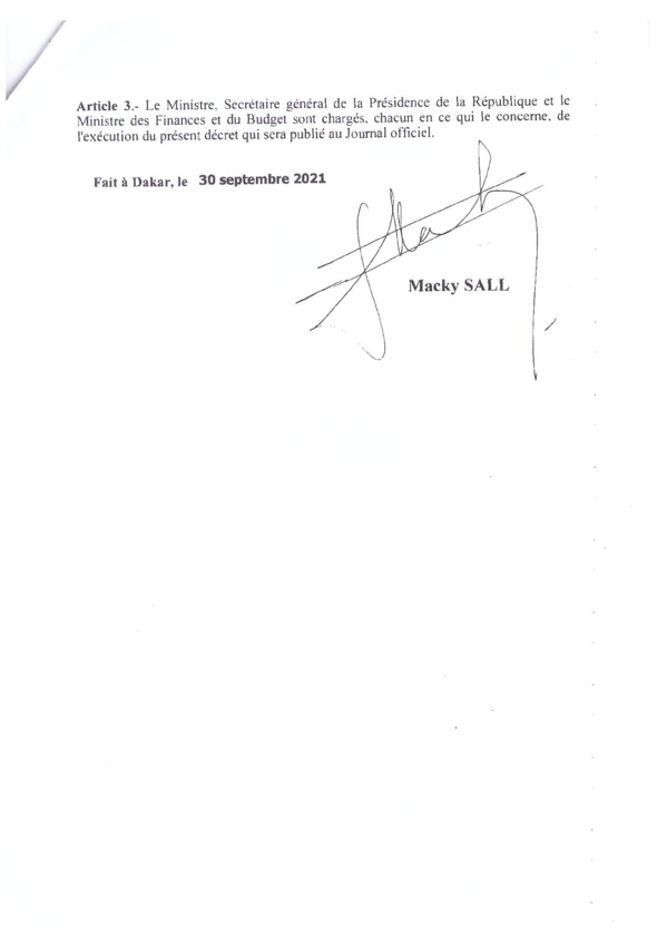 Macky dissout le comité de suivi du fonds force Covid-19  (Documents)