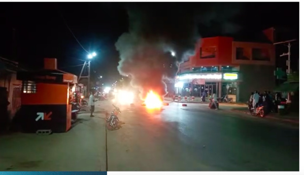 Kaolack : Les partisans de Mariama Sarr ont déversé leur colère dans la rue Kaolack : Les partisans de Mariama Sarr ont déversé leur colère dans la rue
