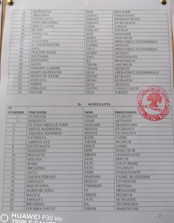 Locales 2022 : Liste des candidats de la coalition Benno Book Yaakaar pour la ville de Dakar Locales 2022 : Liste des candidats de la coalition Benno Book Yaakaar pour la ville de Dakar