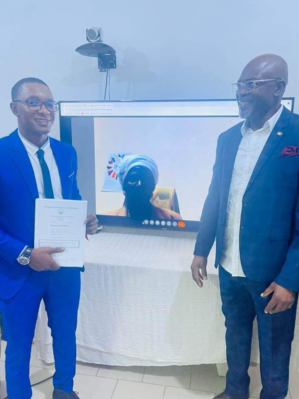 Ibrahima BA, candidat à la mairie de Niaguiss, décroche son Doctorat en... Ibrahima BA, candidat à la mairie de Niaguiss, décroche son Doctorat en...