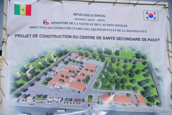 Passy : Alphonse Ousmane THIAW, DC du ministre de la santé lance les travaux du Centre de santé secondaire