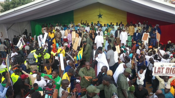 Élections locales 2022: Démonstration de force de la coalition BBY à Ndiareme Limamoulaye