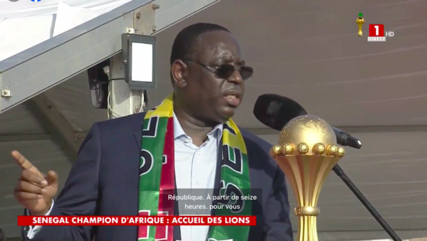 Macky Sall recadre ses partisans : "C’est la victoire du peuple non celle de..." Macky Sall recadre ses partisans : "C’est la victoire du peuple non celle de..."