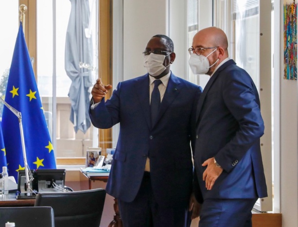 Charles Michel et Macky Sall : "Africains et Européens, à nous retrousser les manches pour travailler à un avenir commun enthousiasmant"