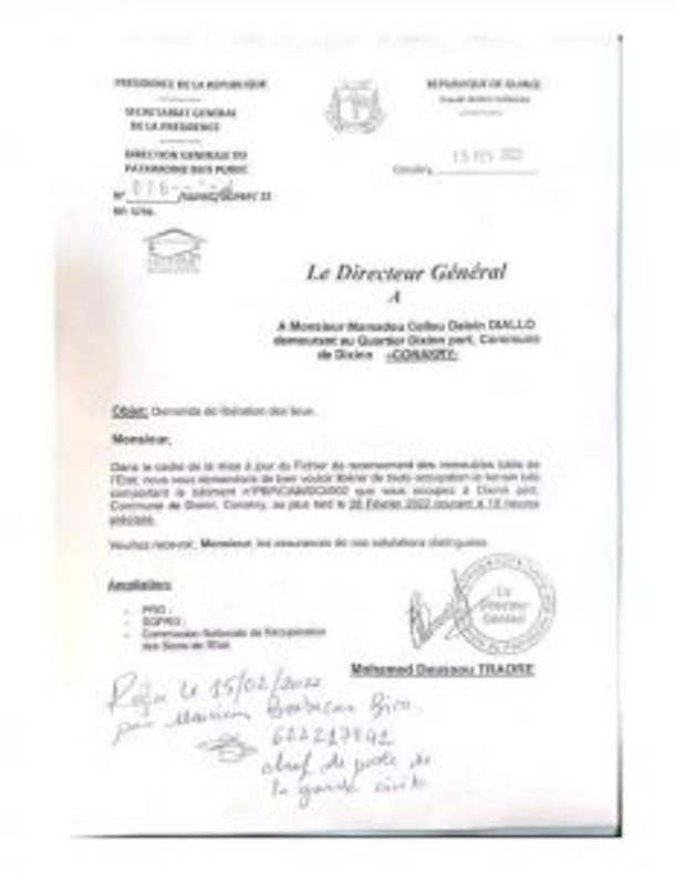 Guinée: Cellou Dalein Diallo sommé de quitter sa résidence de "Dixinn port" avant le...