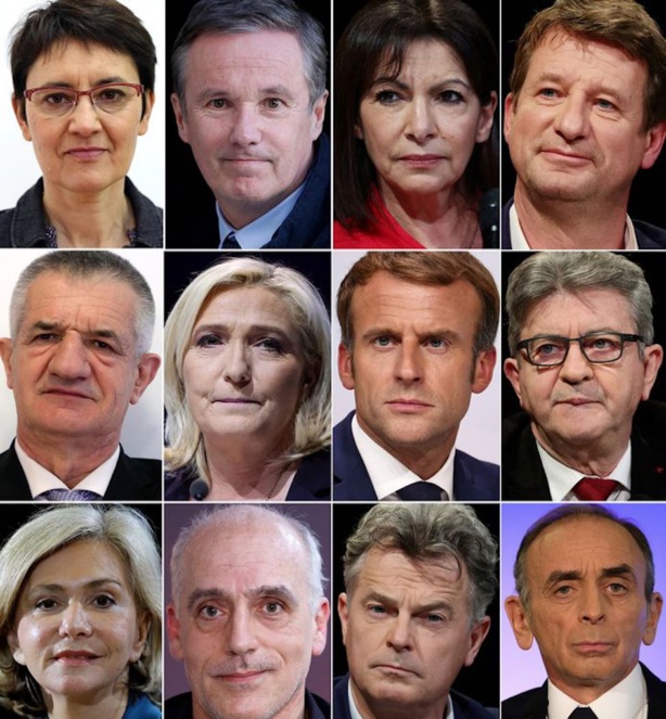 Présidentielle en France: douze candidats sont sur la ligne de départ Présidentielle en France: douze candidats sont sur la ligne de départ