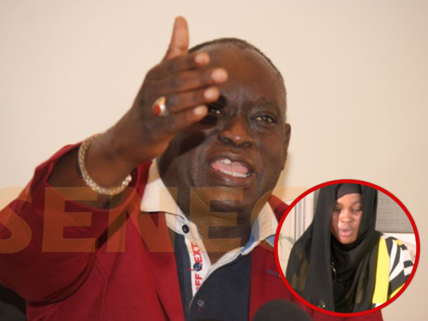 Me El Hadj Diouf face à la presse, ce mercredi