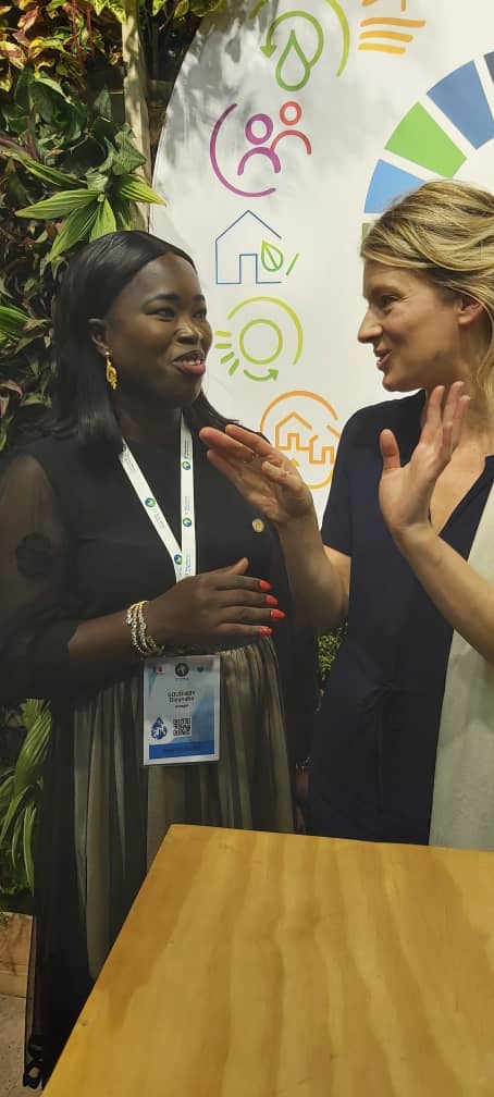 Forum mondial de l'eau à Dakar : Dieynaba Goudiaby, conseillère au CESE rencontre plusieurs partenaires