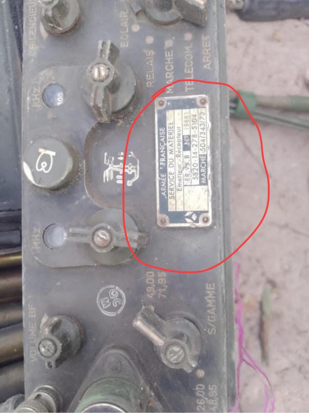 Casamance : Des émetteurs de marques françaises saisis dans des bases de Salif Sadio Casamance : Des émetteurs de marques françaises saisis dans des bases de Salif Sadio