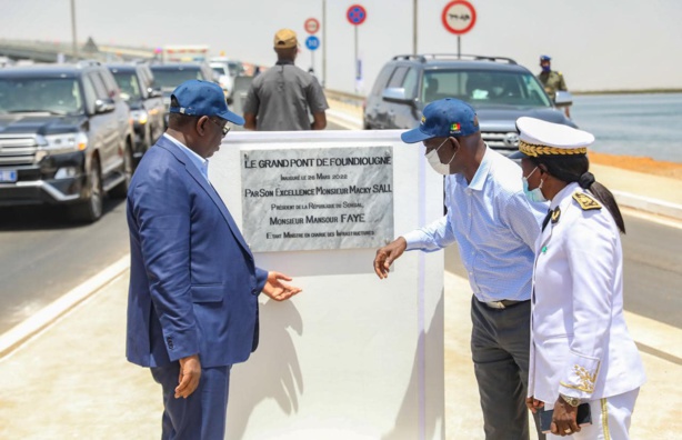 Foundiougne : Le pont baptisé "Nelson Mandela" Foundiougne : Le pont baptisé "Nelson Mandela"
