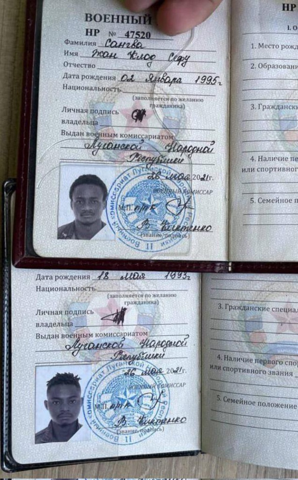 Ukraine : Deux jeunes soldats Russes d’origine africaine tombent au combat Ukraine : Deux jeunes soldats Russes d’origine africaine tombent au combat