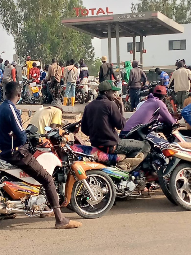 Vers une pénurie d'essence à Ziguinchor? Vers une pénurie d'essence à Ziguinchor?