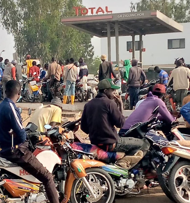 Vers une pénurie d'essence à Ziguinchor? Vers une pénurie d'essence à Ziguinchor?