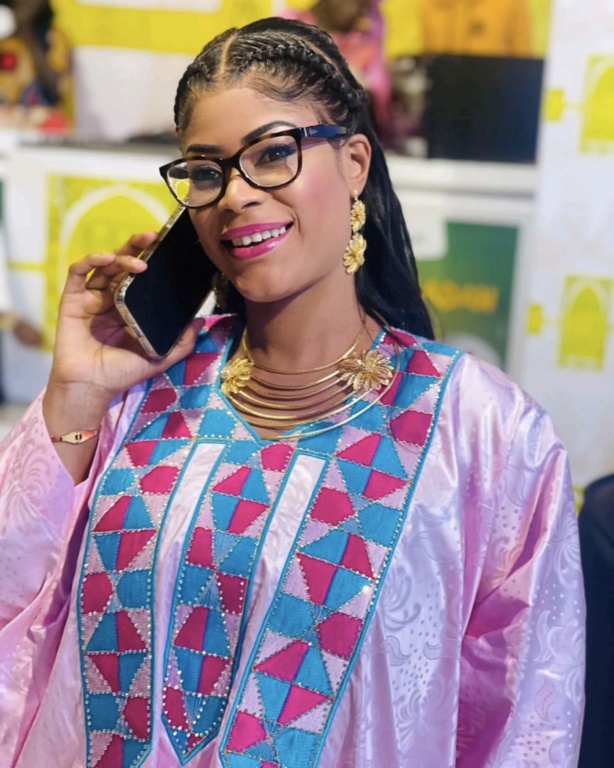 L’animatrice Fanta Samira Coulibaly de la tfm L’animatrice Fanta Samira Coulibaly de la tfm