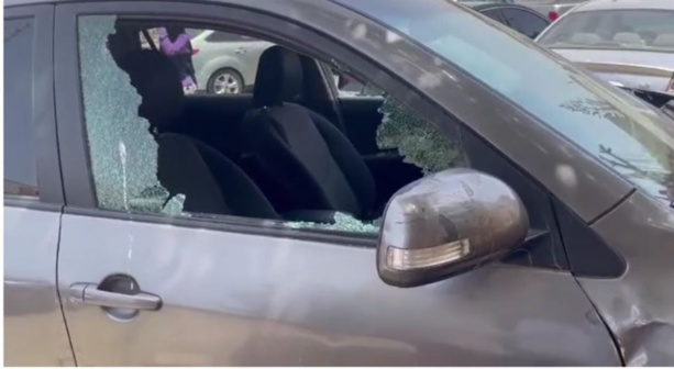 Dakar, Un chinois braqué en plein jour la vitre de la voiture éclatée par une munition de pistolet