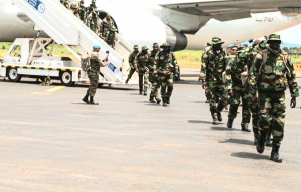 Maintien de la paix : Lt-colonel Clément H. Boucal débarque à Bangui avec ses hommes
