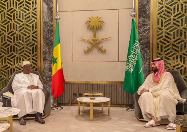 Arabie Saoudite : Macky SALL reçu par le Prince Mohammed Bin Salman Arabie Saoudite : Macky SALL reçu par le Prince Mohammed Bin Salman