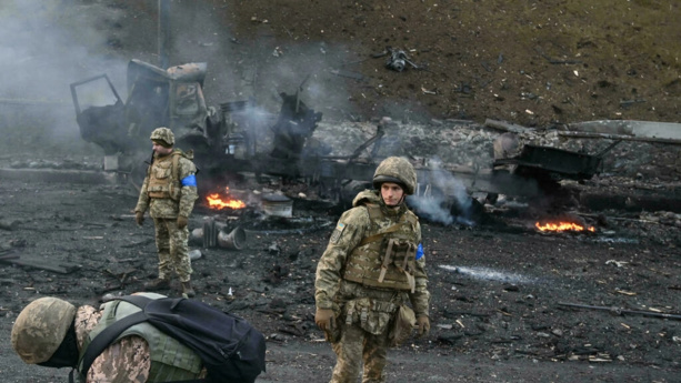 Environ 2.500 à 3.000 soldats ukrainiens avaient été tués, selon Volodymyr Zelensky 