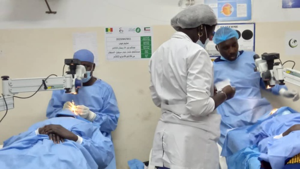 Saint Louis : 200 personnes atteintes par la maladie de la cataracte opérées grâce à l'ONG "Direct Aïd Society"
