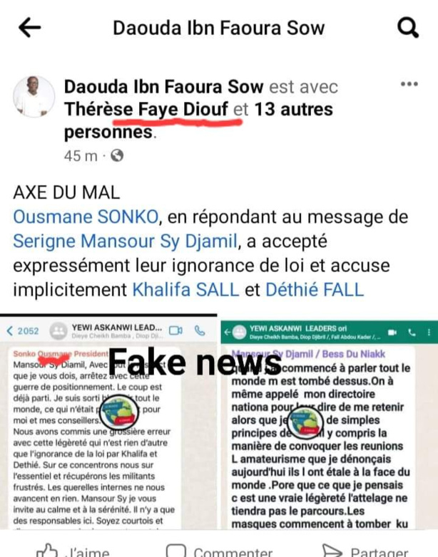 Création de faux messages whatsApp : La nouvelle arme des politiques