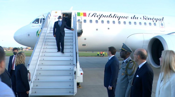 Macky Sall est arrivé en Russie Macky Sall est arrivé en Russie