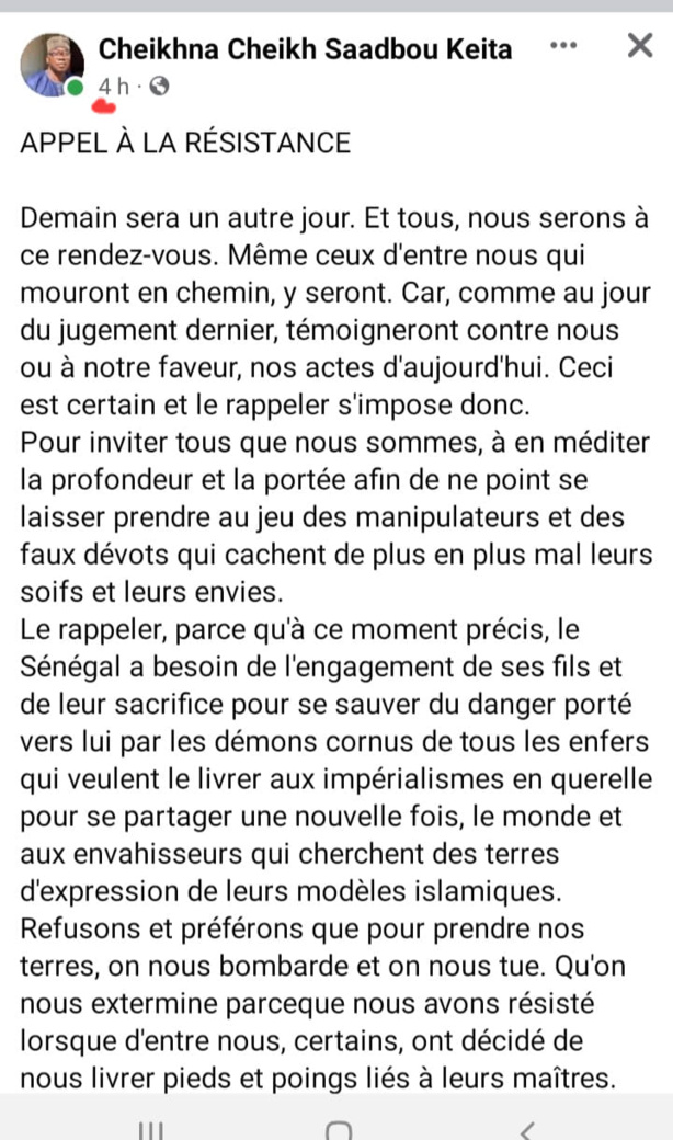 Appel à former des commandos armés contre la manifestation du 8 juin: l'ex commissaire Keïta doit immédiatement être convoqué par le Procureur Appel à former des commandos armés contre la manifestation du 8 juin: l'ex commissaire Keïta doit immédiatement être convoqué par le Procureur